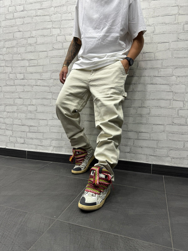 Denim Baggy Fit Beige