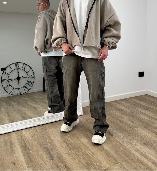 Denim Baggy Griding Beige
