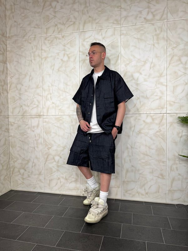 Coordset - Denim Pocket Dark Blu