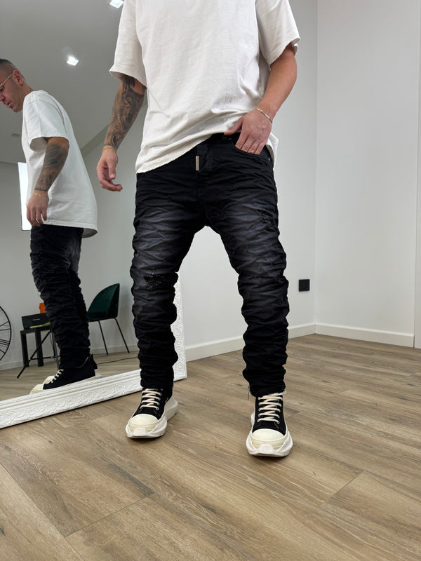 Denim Biker DNC Black Spruzzato CNTC