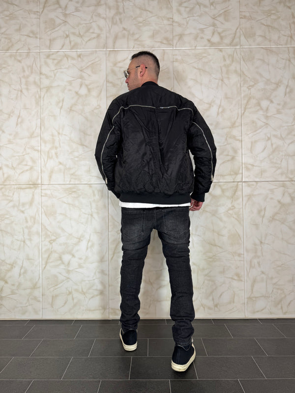 Bomber Back Zip