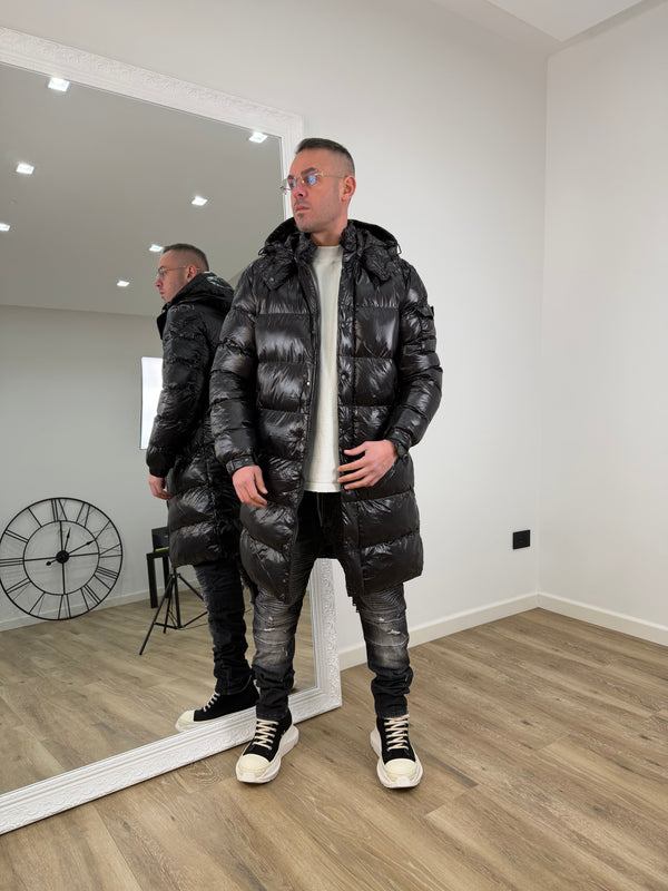 Parka Nero mod MONCL*