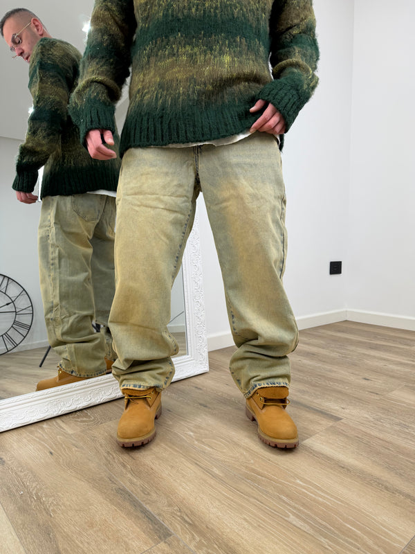 Denim Baggy Simple Sabbiato