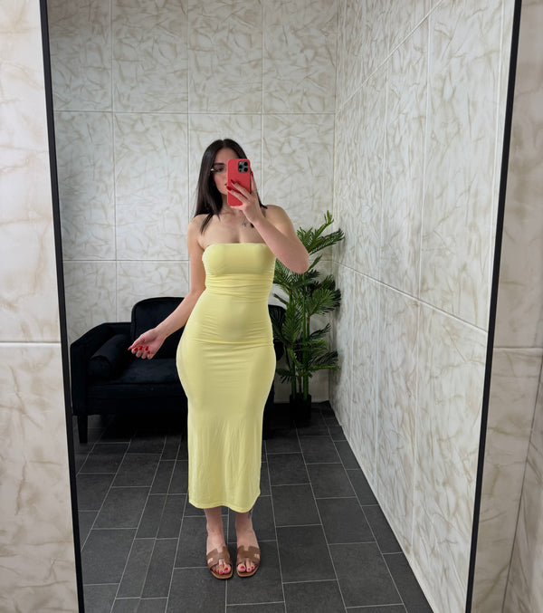 Abito Skim Giallo