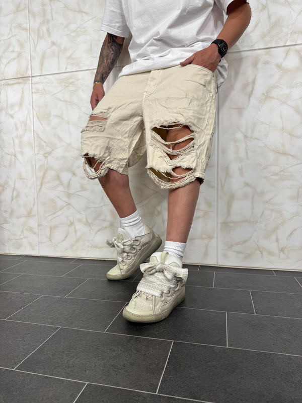 Short Denim Strange Beige