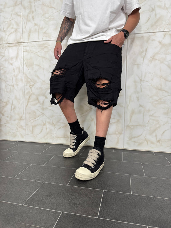 Short Denim Strange Black