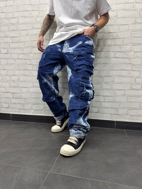 Denim Cargo Vanish Blu