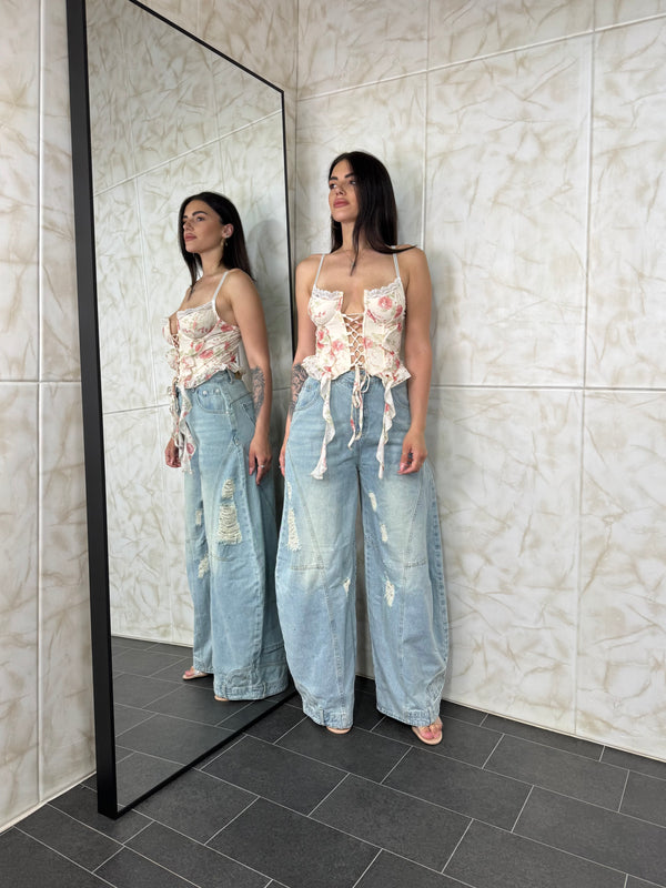 Denim Reverse Sabbiato