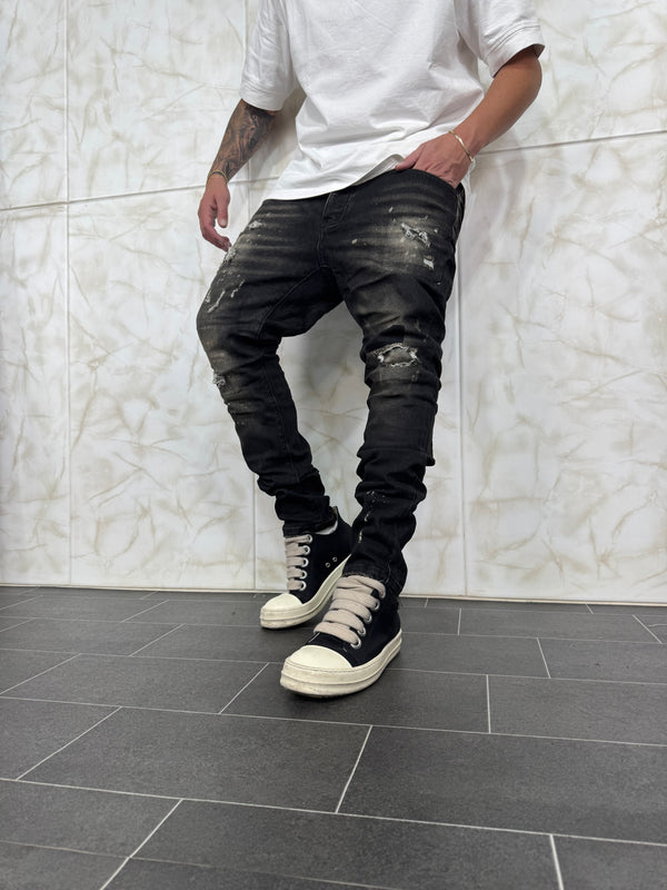 Denim mod DSQ* Patch Sabbiato Scuro