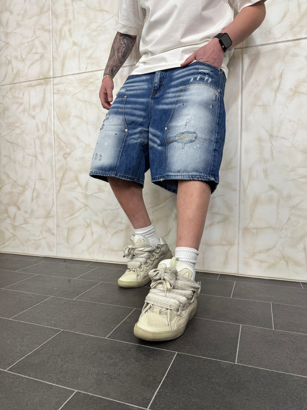 Short Denim Carpenter Blue