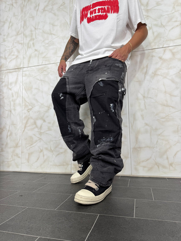 Denim baggy Carpenter Double Grey