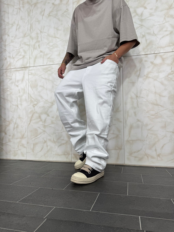 Denim Baggy Total White