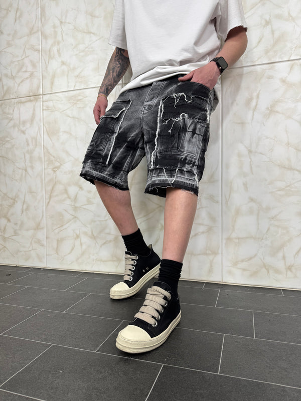 Short Denim Cargo Combact